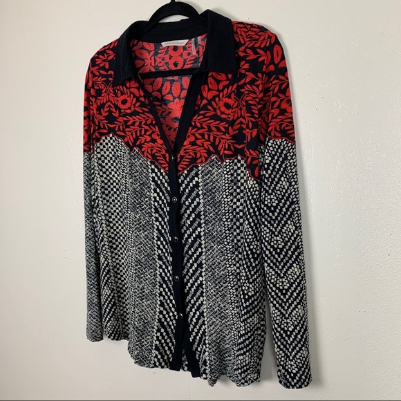 Soft Surroundings Calistoga long sleeve shirt SZ M - Picture 4 of 9